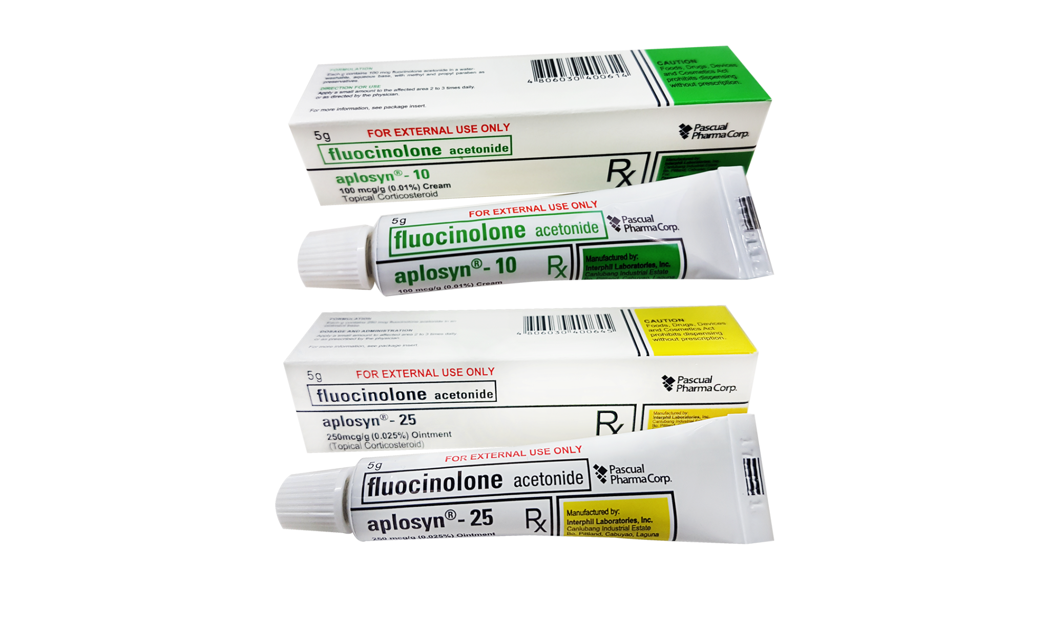 Fluocinolone acetonide (APLOSYN) Pascual Pharma Corp.